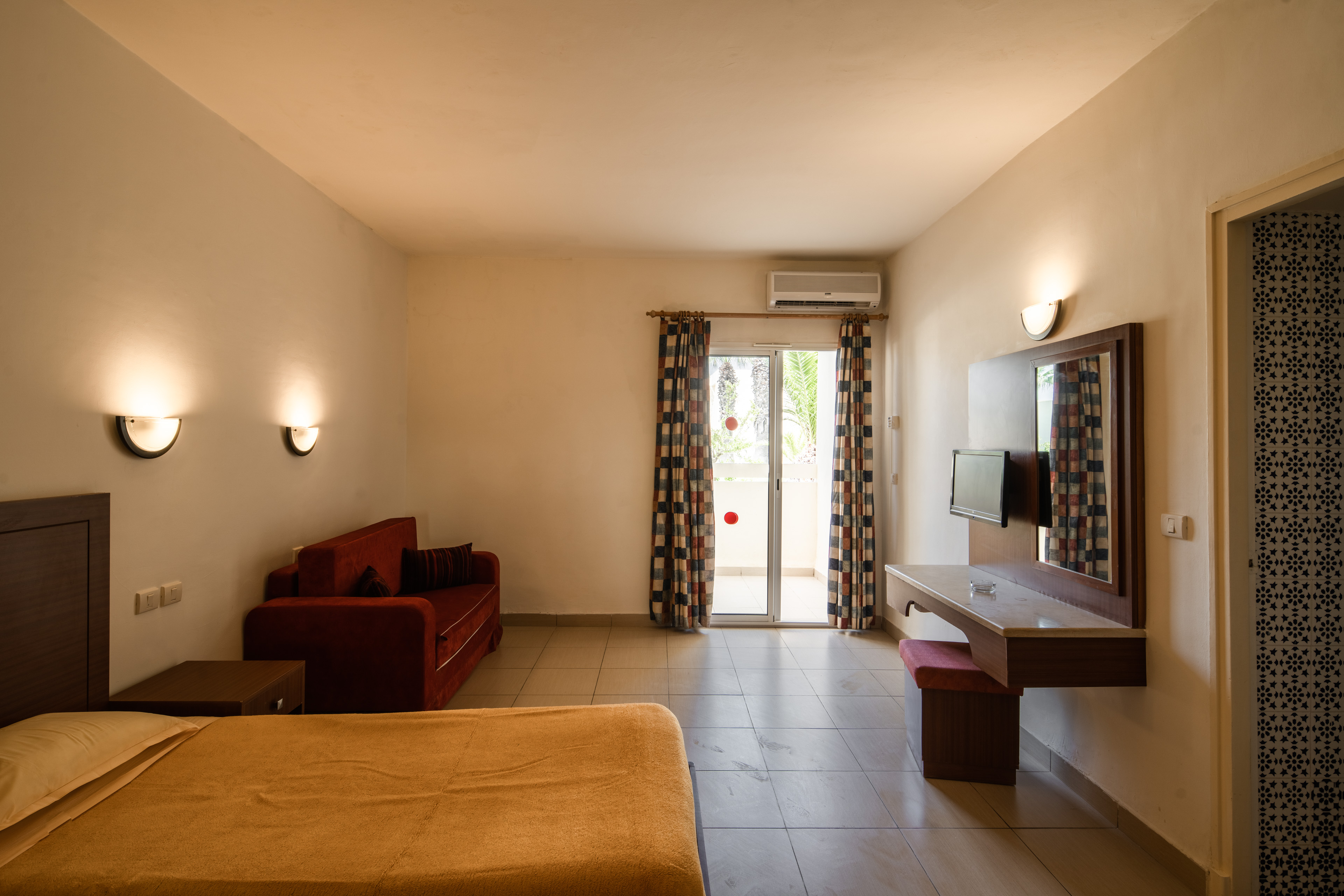 Chambre vue jardin